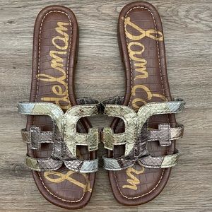 Sam Edelman Metalic Slides